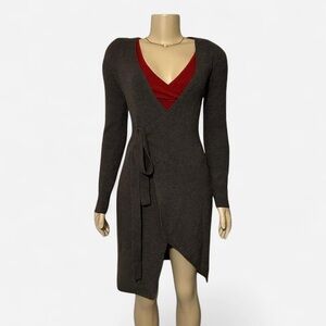 Abercrombie & Fitch Gray Wrap Cardigan